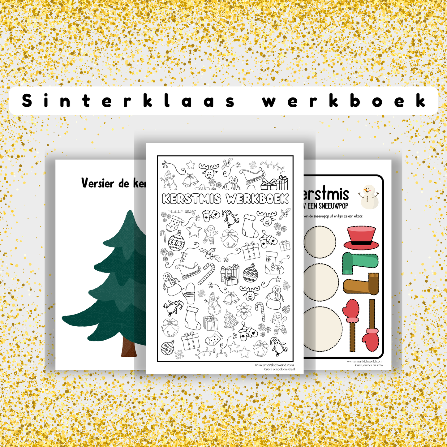 Het ultieme Kerstmis Werkboek voor peuters & kleuters