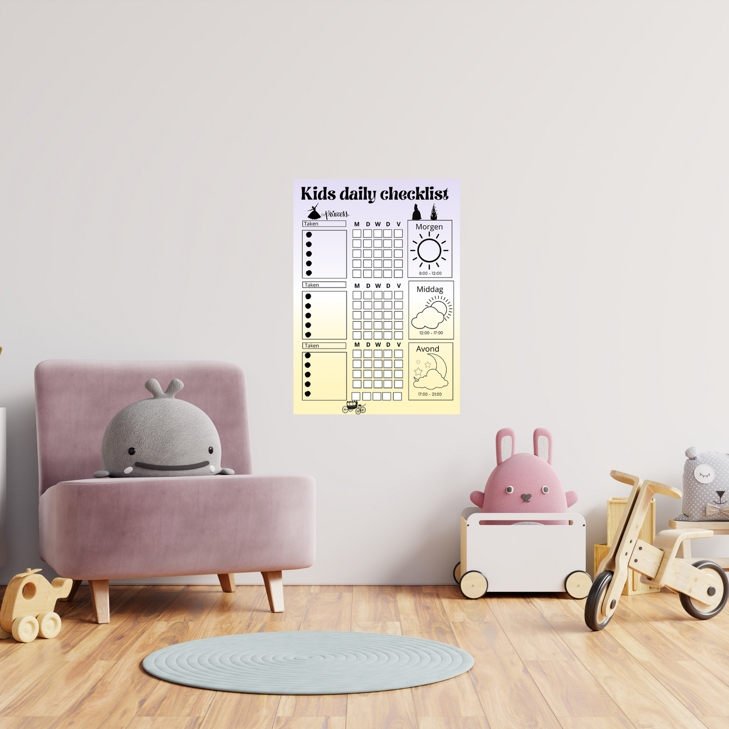 Mijn Dagplanner: Structuur en Plezier één! - Pakket - Printable