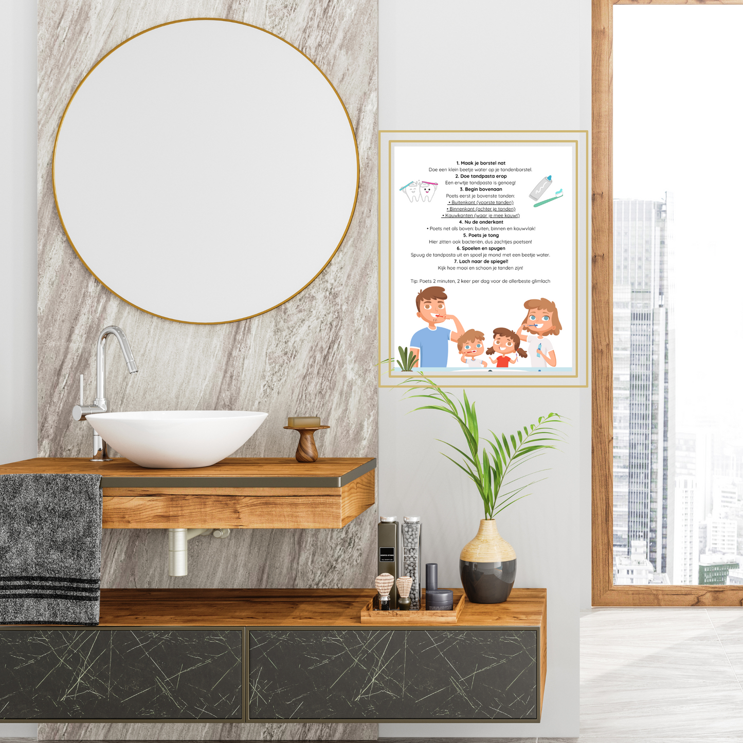 Poetsen met een glimlach! - Pakket - Printable