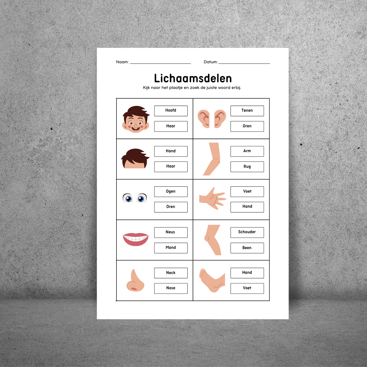 Mijn Magische Lichaam! - Pakket - Printable