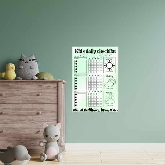 Mijn Dagplanner: Structuur en Plezier één! - Pakket - Printable