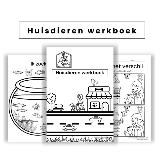 🐶 Huisdieren Werkboek - PDF