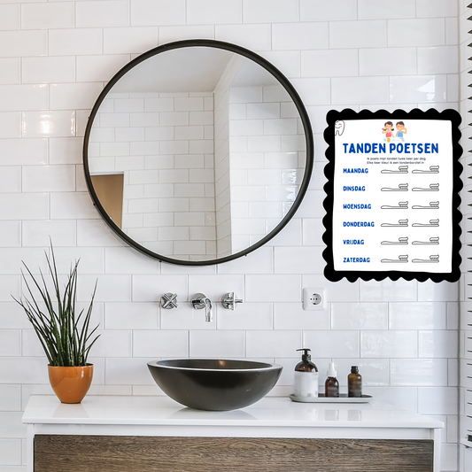 Poetsen met een glimlach! - Pakket - Printable