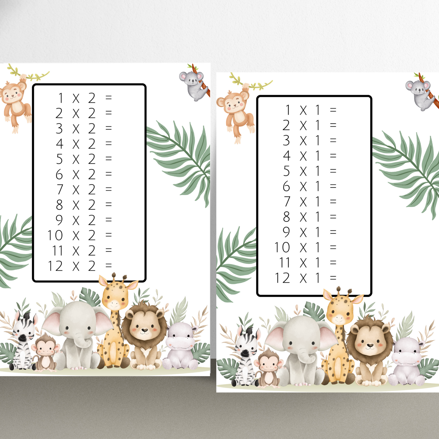 Leer de Tafels als een Kampioen! - Pakket - Printable