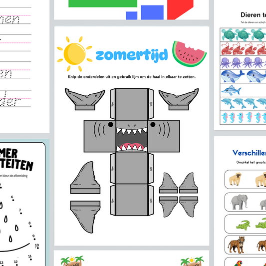 Hallo Zomer! - Juli Printable Pakket