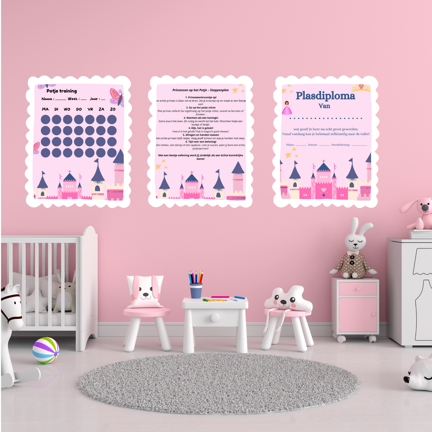 Prinsessen op het potje! - Pakket - Printable