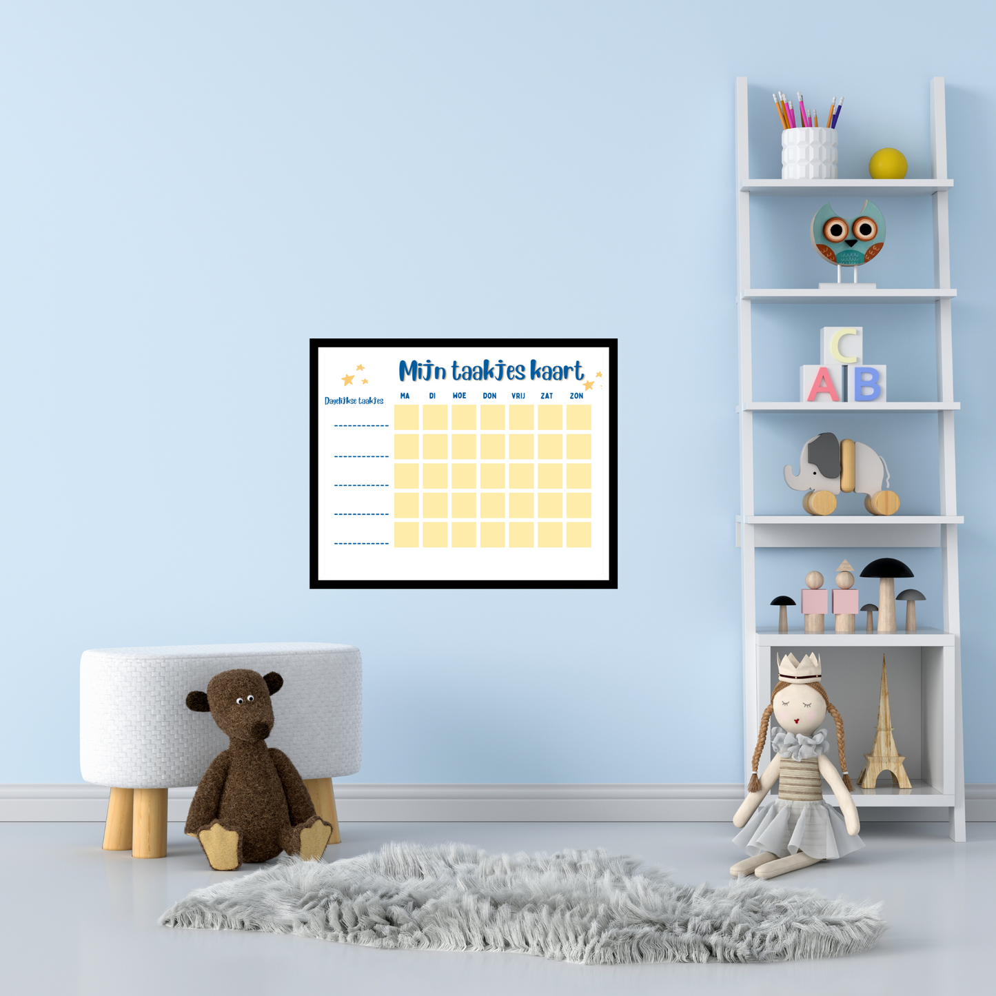 Mijn Taakjes Kaart! - Printable