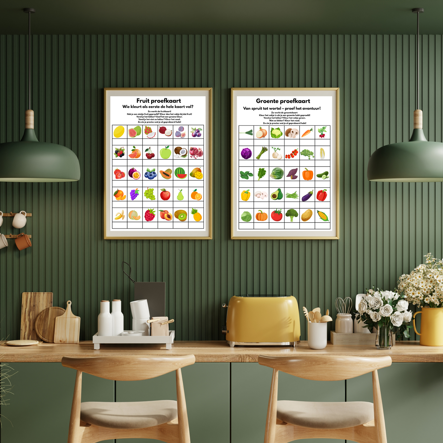Mijn Groente- en Fruitkaart - Pakket - Printable