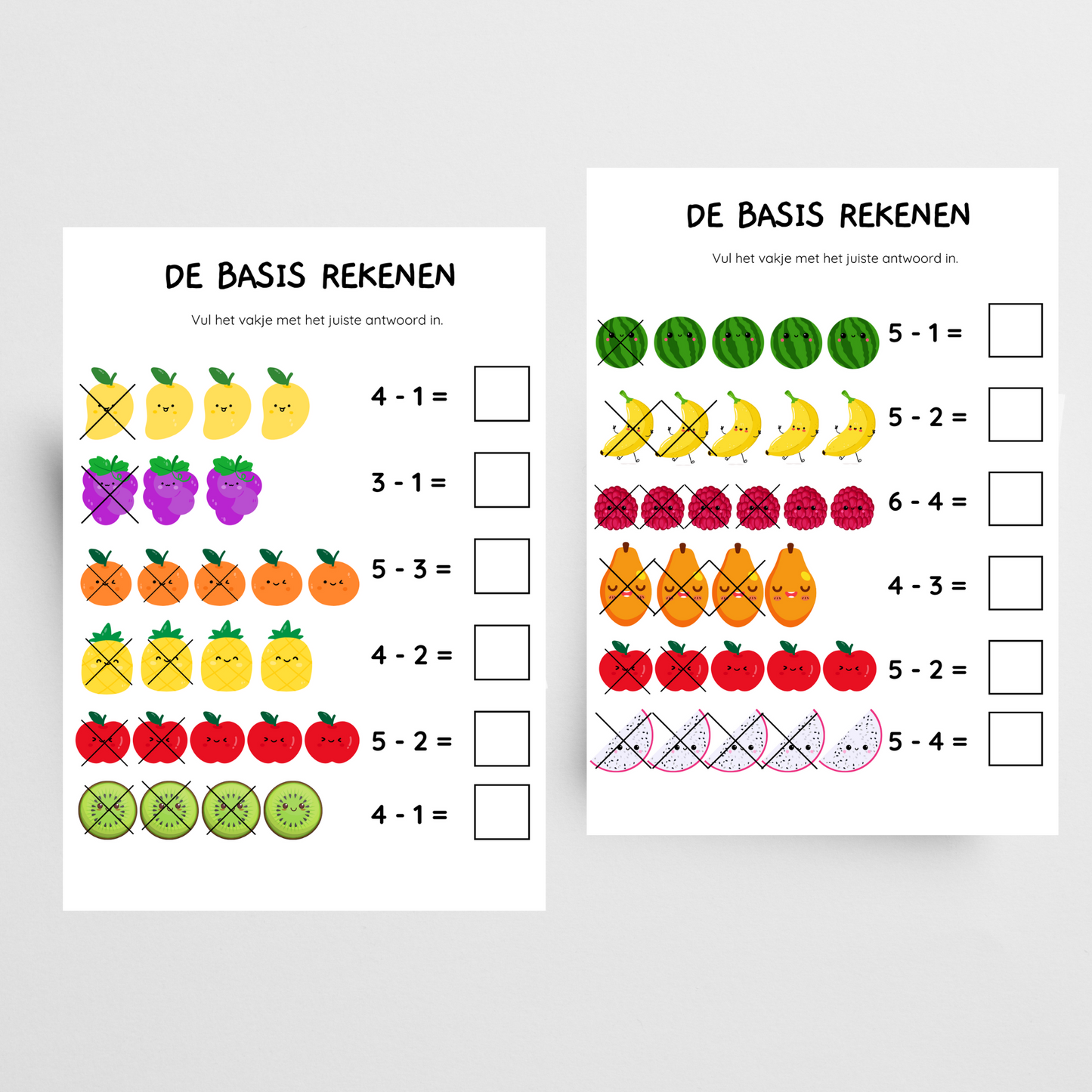 Hoeveel Stukjes Fruit Tel Jij?