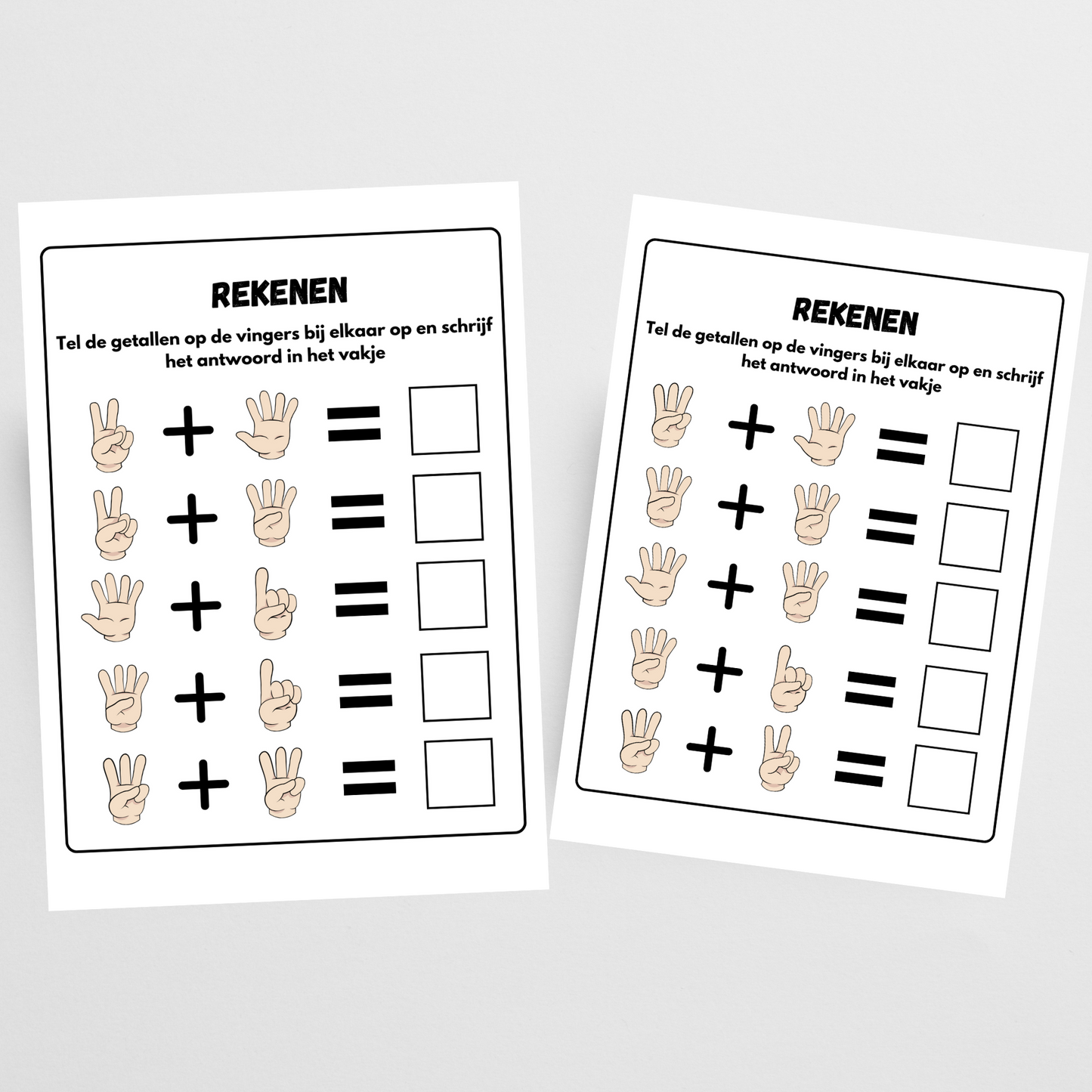 Rekenen op je Vingers