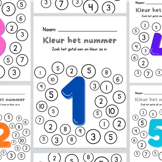 Tellen en Kleuren – Educatief en Creatief in Eén!